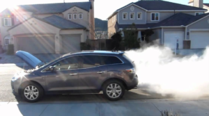 Mazda CX7 blowing smoke