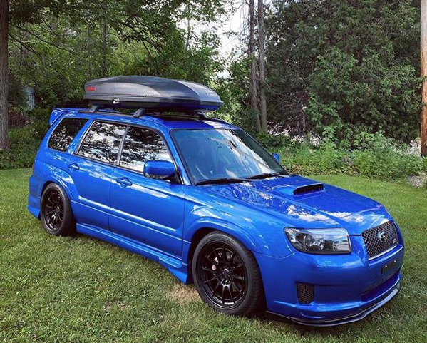 JDM Subaru Forester Cross Sports front conversion and cross sport